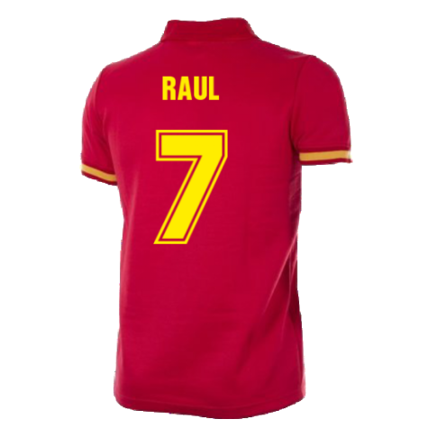 Spain 1988 Retro Football Shirt (RAUL 7)