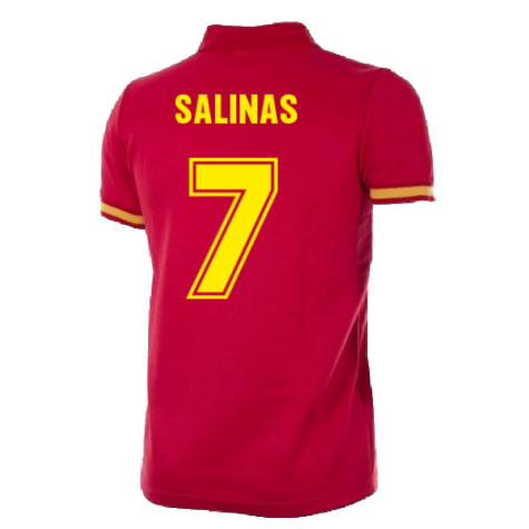 Spain 1988 Retro Football Shirt (Salinas 7)