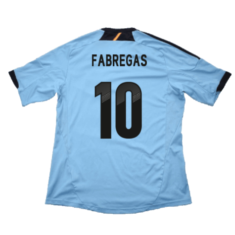 Spain 2012-13 Away Shirt (XLB) (Very Good) (Fabregas 10)