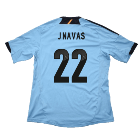 Spain 2012-13 Away Shirt (XLB) (Very Good) (J Navas 22)