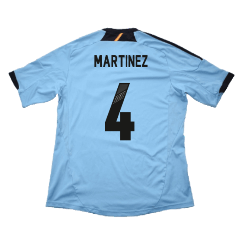 Spain 2012-13 Away Shirt (XLB) (Very Good) (Martinez 4)