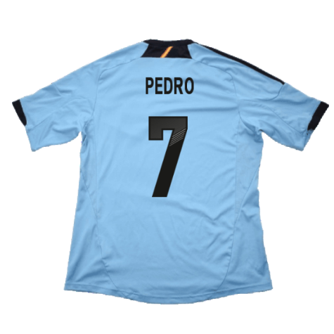 Spain 2012-13 Away Shirt (XLB) (Very Good) (Pedro 7)