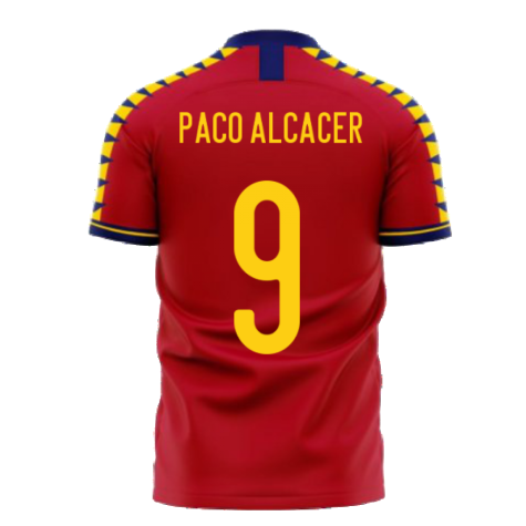 Spain 2025-2026 Home Concept Football Kit (Libero) (PACO ALCACER 9)