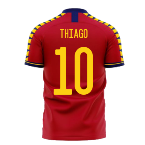 Spain 2024-2025 Home Concept Football Kit (Libero) (THIAGO 10)