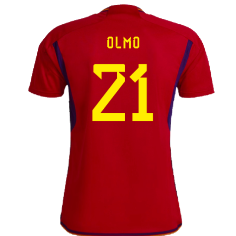 Spain 2022-23 Home Shirt (Womens XL-) (Olmo 21) (Mint)