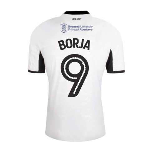 Swansea City 2019-20 Home Shirt ((Good) M) (Borja 9)