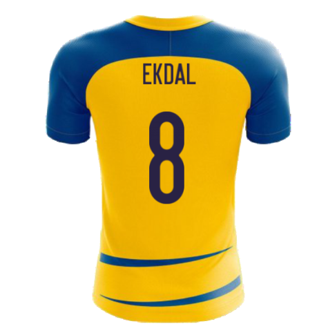 Sweden 2024-2025 Home Concept Football Kit (Airo) (EKDAL 8)