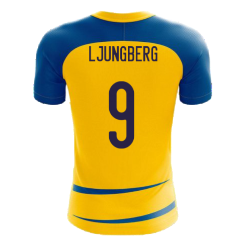 Sweden 2024-2025 Home Concept Football Kit (Airo) (LJUNGBERG 9)