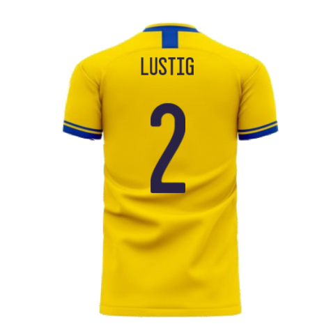 Sweden 2025-2026 Home Concept Football Kit (Libero) (LUSTIG 2)