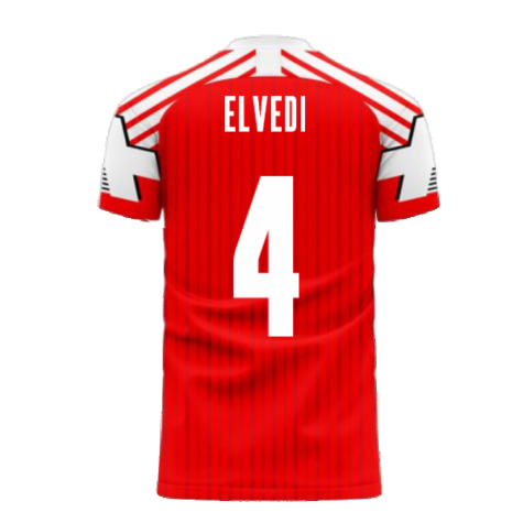 Switzerland 2024-2025 Retro Concept Football Kit (Libero) (ELVEDI 4)