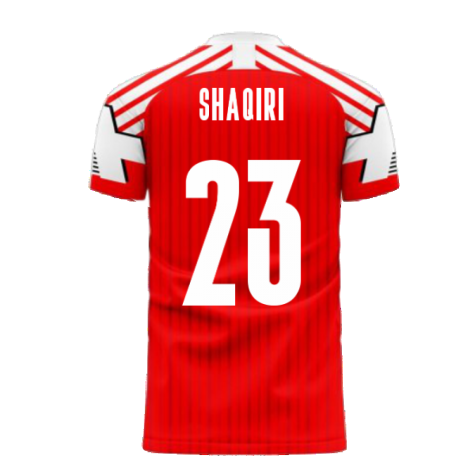 Switzerland 2024-2025 Retro Concept Football Kit (Libero) (SHAQIRI 23)