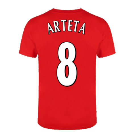 The Invincibles 49 Unbeaten T-Shirt (Red) (ARTETA 8)