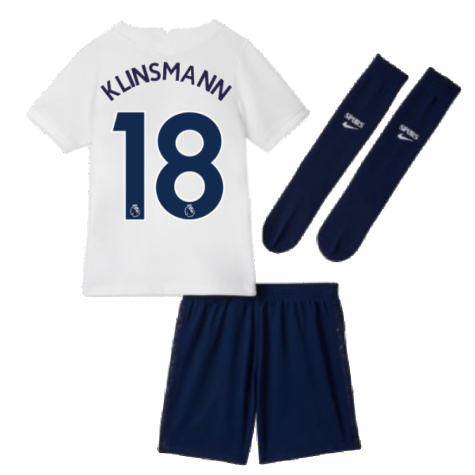 Tottenham 2021-2022 Little Boys Home Mini Kit (KLINSMANN 18)