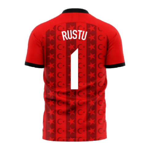 Turkey 2024-2025 Home Concept Football Kit (Libero) (RUSTU 1)