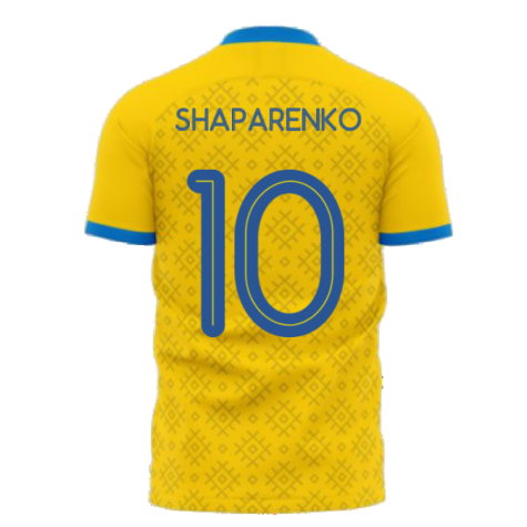 Ukraine 2024-2025 Home Concept Football Kit (Libero) (SHAPARENKO 10)