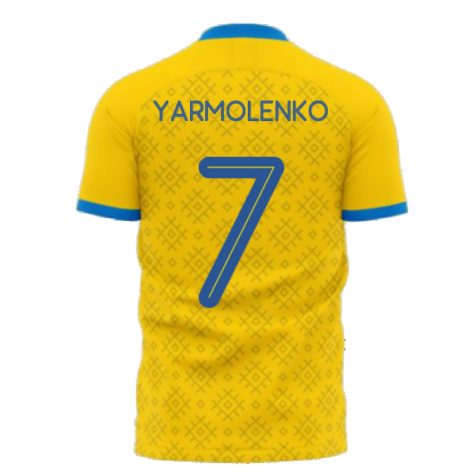 Ukraine 2024-2025 Home Concept Football Kit (Libero) (YARMOLENKO 7)