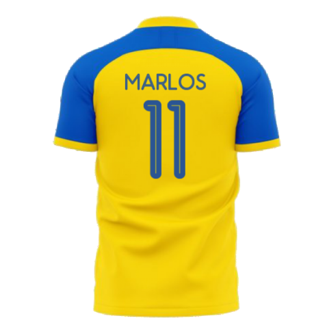 Ukraine Stop War Concept Football Kit (Libero) - Yellow (MARLOS 11)