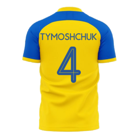 Ukraine Stop War Concept Football Kit (Libero) - Yellow (TYMOSHCHUK 4)