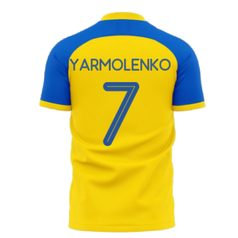 Ukraine Stop War Concept Football Kit (Libero) - Yellow (YARMOLENKO 7)