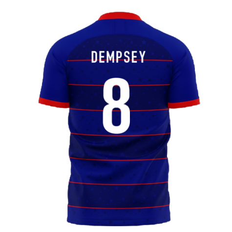 United States 2024-2025 Away Concept Football Kit (Libero) (DEMPSEY 8)