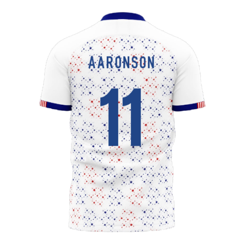 United States 2024-2025 Home Concept Football Kit (Libero) (AARONSON 11)
