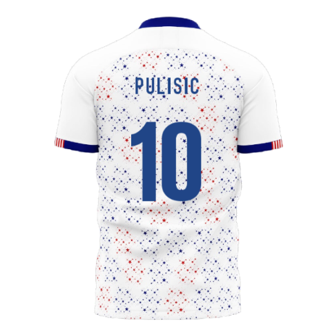 United States 2024-2025 Home Concept Football Kit (Libero) (PULISIC 10)