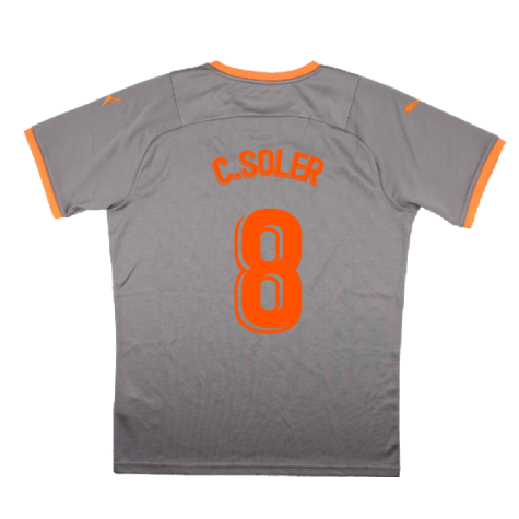 Valencia 2021-22 Fourth Shirt (Sponsorless) (M) (Mint) (C.SOLER 8)