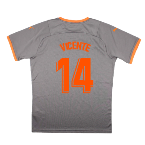 Valencia 2021-22 Fourth Shirt (Sponsorless) (M) (Mint) (VICENTE 14)
