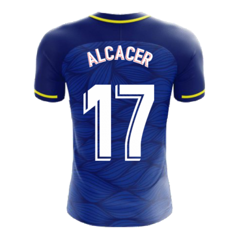 Villarreal 2024-2025 Away Concept Football Kit (Libero) (ALCACER 17)