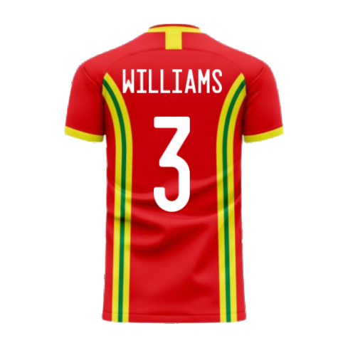Wales 2025-2026 Home Concept Football Kit (Libero) (WILLIAMS 3)