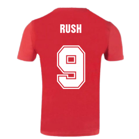 Wales 2021 Polyester T-Shirt (Red) (RUSH 9)