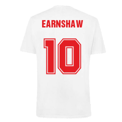 Wales 2021 Polyester T-Shirt (White) (EARNSHAW 10)