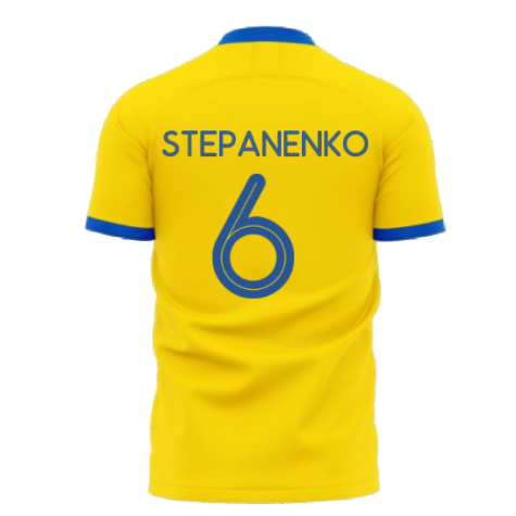 We Are With You Ukraine Concept Football Kit (Libero) (STEPANENKO 6)