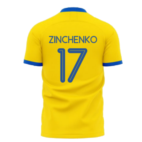 We Are With You Ukraine Concept Football Kit (Libero) (ZINCHENKO 17)