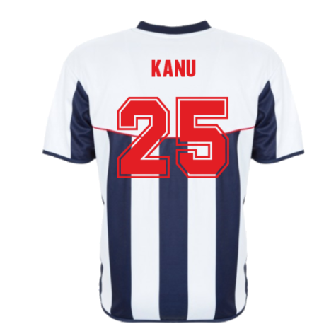 West Brom 2004 Retro Home Football Shirt (Kanu 25)