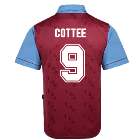 West Ham 1995-1996 Home Retro Shirt (Cottee 9)