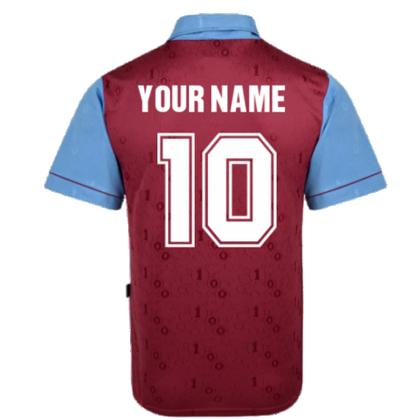 West Ham 1995-1996 Home Retro Shirt (Your Name)