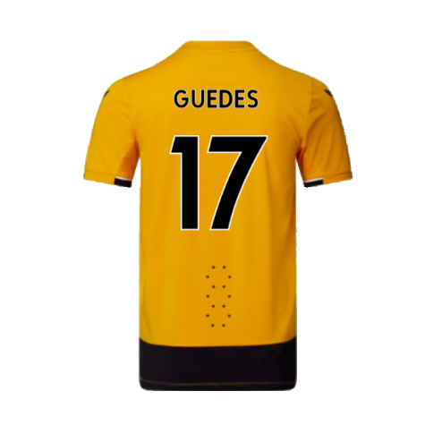 Wolves 2022-23 Pro Home Shirt (Sponsorless) (S) (Mint) (GUEDES 17)