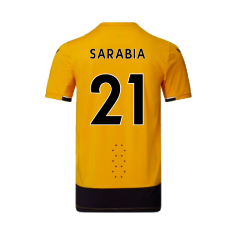 Wolves 2022-23 Pro Home Shirt (Sponsorless) (S) (Mint) (Sarabia 21)