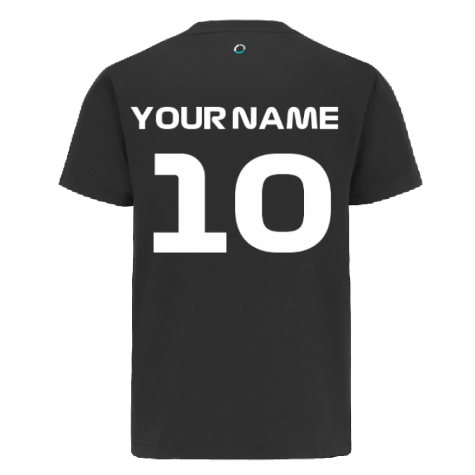 2022 Mercedes Large Logo Tee (Black) - Kids (Your Name)