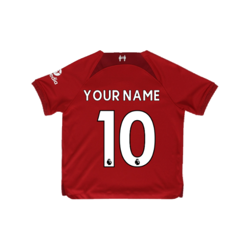 2022-2023 Liverpool Home Little Boys Mini Kit (Your Name)