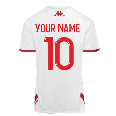 2022-2023 Monaco Warm Up Shirt (White) (Your Name)