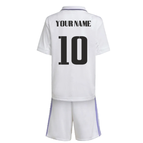 2022-2023 Real Madrid Home Mini Kit (Your Name)