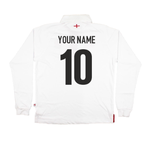 2012-2013 England Home LS Classic Rugby Shirt (Your Name)