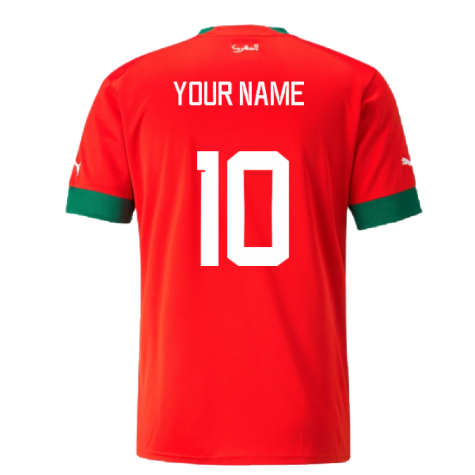 2022-2023 Morocco Home Shirt (Your Name)