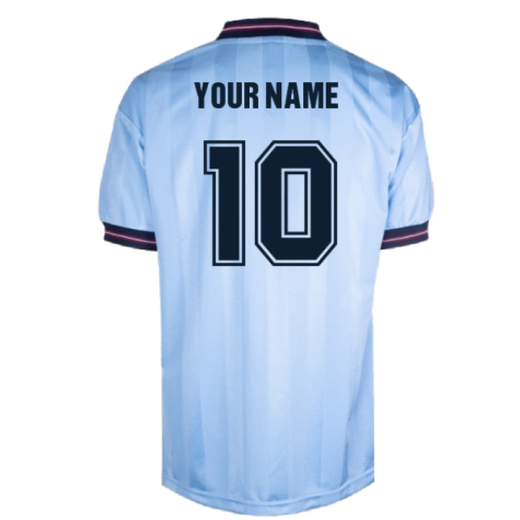 England 1986 World Cup Finals Third Shirt (Your Name)