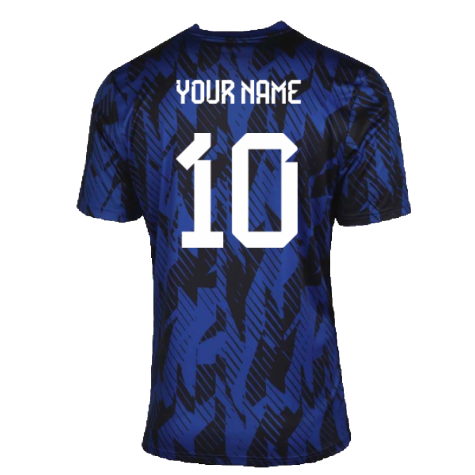 2022-2023 Argentina Pre-Match Shirt (Blue) (Your Name)