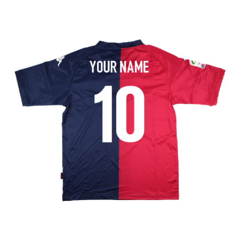 2012-2013 Cagliari Home Shirt (Your Name)