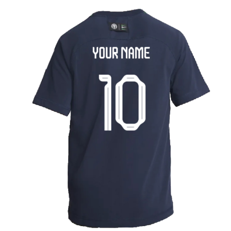 2022-2023 Nigeria Travel Tee (Navy) (Your Name)