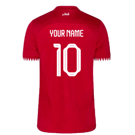 2022-2023 Qatar Home Vapor Shirt (Your Name)